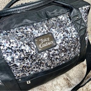 Juicy Couture sequins duffle bag
